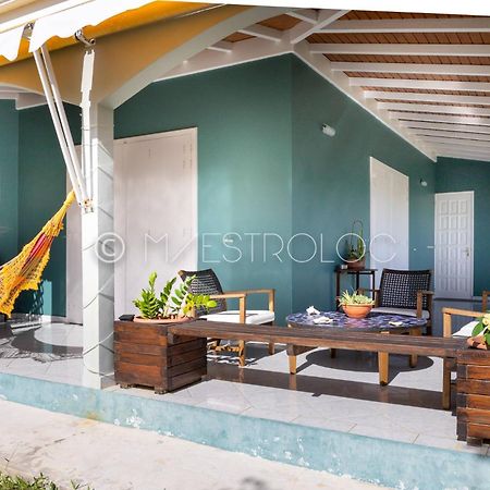 Villa L'Artist en bord de mer avec piscine privée Sainte-Rose Exterior foto